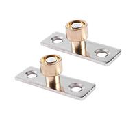 Benssey 12mm Diameter Wooden Sliding Door Guide Metal Locator Stopper 2pcs