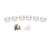 Benssey 6Pcs Door Led Switch for Closet Light,Normally Closed Cabinet Electrical Lamp Switches,for Closet Pantry Cabinet White