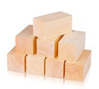 Benssey Basswood Carving Blocks 4 x 2 x 2 Inch,Large Whittling Wood Carving Blocks Kit for Kids Adults Beginners or Expert