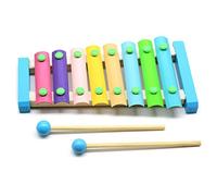 Benssey Children'S Musical Instrument Hand Knock on the Piano Toy 8 Tone Colorful Wooden Toy Percussion Xylophone