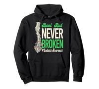 Bent But Not Broken Scoliosis Warrior Support Scoliosis Pullover Hoodie