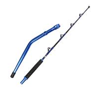 Bent Butt Fishing Rod 80-120lb 2-Piece Trolling Rod Saltwater Offshore Rod Conventional Boat Fishing Pole (5'6" 80-120 lbs Bent Butt)