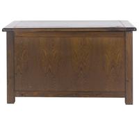 Bent Dark Wood Bedroom Storage Box