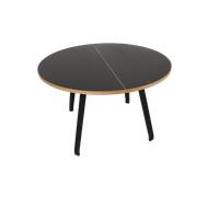 Bent Hansen Primum Dining Table Black Linoleum/ Black Beech