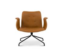 Bent Hansen Primum Lounge Chair w. Armrest Black/ Cognac