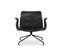 Bent Hansen Primum Lounge Chair w. Armrests Black/ Black