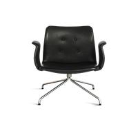 Bent Hansen Primum Lounge Chair w. Armrests Black/ Steel