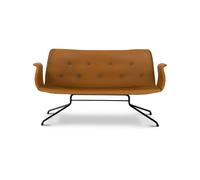 Bent Hansen Primum Sofa w. Armrest Black/ Cognac