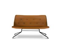 Bent Hansen Primum Sofa W/o. Armrest Black/ Cognac