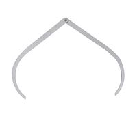 Bent-Leg Stainless Steel Caliper Set with Size 12" 10" 8" 4" Potters-Tool Soap Making Supplies Ceramic Pottery Curved- Precision-Measuring Handheld- Clay Sculpture Ceramic Pottery Tools