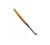 Bent Wood Carving Gouge Chisel, Steel, 10/15/20mm, 1Pc or 3Pc Set | 130mm Handle, 22mm Curved Blade for Spoons, Bowls, Grooves and Recessed Carving(20mm)