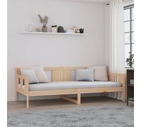 bente solid pinewood single day bed in natural
