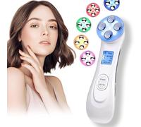 BENTENG Face Massager for Skin Care Electric,EMS Microcurrent Massagewith 6 Skincare Modes 45°C and 6 Color LED Light,for SkinTightening & Neck Lifting EMS Massage Face Toning Firming