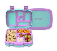 Bentgo Kids Prints Bento Style Lunch Box, Leak-Proof, 5 Compartments, Ideal for Portion Sizes for 3 to 7 Years, BPA Free and Food Grade Materials