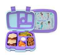 Bentgo® Kids Prints Leak-Proof, 5-Compartment Bento-Style Kids Lunch Box - Ideal Portion Sizes for Ages 3 to 7 - BPA-Free, Dishwasher Safe, Food-Safe Materials (Mermaids in the Sea)