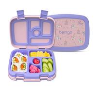 Bentgo® Kids Prints Leak-Proof, 5-Compartment Bento-Style Kids Lunch Box - Ideal Portion Sizes for Ages 3 to 7 - BPA-Free, Dishwasher Safe, Food-Safe Materials - 2022 Collection (Carousel Unicorns)