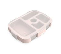 Bentgo® Kids Prints Tray with Transparent Cover - Reusable, BPA-Free, 5-Compartment Meal Prep Container with Built-In Portion Control for Healthy Meals At Home & On the Go (Nature Adventure)