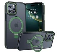 BENTIACC Magnetic Stand Case for iPhone 16 Pro, Green