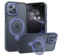 BENTIACC Magnetic Stand Case for iPhone 16 Pro Max, Blue