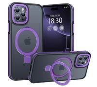 BENTIACC Magnetic Stand Case for iPhone 16 Pro, Purple