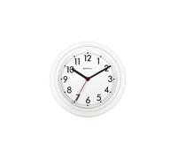 Bentima Stratford 23cm White Wall Clock - Quartz, Easy-Read Black Arabic Numerals (67309AT)