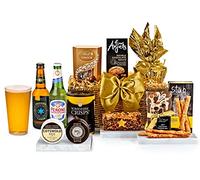 Bentley Beer Hamper - Food & Drink Gift Set with Lager, Cheese, Chocolate Truffles, Cake & Pudding - Luxury Gifts for Beer Lovers, from Regency Hampers