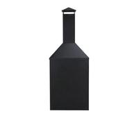 Bentley Black Powder Coated Steel 118Cm Bbq & Chimenea