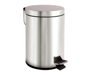 Bentley Brushware Stainless Steel Pedal Bin 5 Litre
