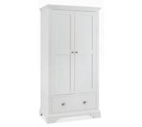 Bentley Designs Hampstead White 2 Door Combi Wardrobe