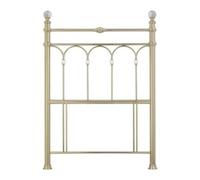 Bentley Designs Krystal Champagne Brass 3ft Single Headboard