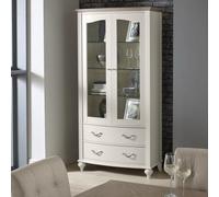 Bentley Designs Montreux Grey Washed Oak and Soft Grey Display Unit