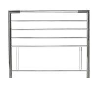 Bentley Designs Urban Shiny Nickel and Nickel 4ft Small Double Headboard