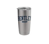 Bentley Illinois IL College University Style Blue Stainless Steel Insulated Tumbler