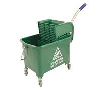 Bentley Industrial MB.20/G Mobile Mop Bucket, 20 L Capacity, Green
