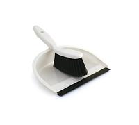 Bentley Industrial P8006/BW Plastic Dustpan and Brush Set, Black/White