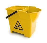 Bentley Industrial VZ.MB.16/Y Plastic Heavy Duty Sieve Mop Bucket, 16 L Capacity, Yellow