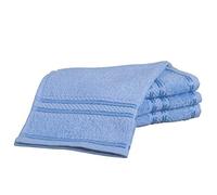 Bentley Priory Linens Supreme Face Flannels for Bathroom 500GSM Super Soft Cotton Pack of 4 Absorbent and Quick Dry Face Cloth Flannel Towels Set 30 x 30cm (COBALT)