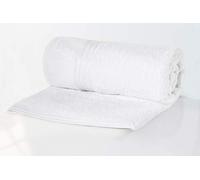 Bentley Priory Linens Supreme Sheets for Bathroom 500GSM Super Soft Cotton Pack of 1 Absorbent and Quick Dry Large Bath Sheets Towels 90 x 140cm (WHITE)
