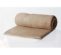 Bentley Priory Linens Supreme Sheets for Bathroom 500GSM Super Soft Cotton Pack of 1 Absorbent and Quick Dry Large Bath Sheets Towels 90 x 140cm (LATTE)
