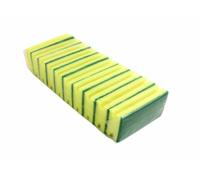 Bentley Sponge Scourer SC.03/10 - Green and Yellow, Pack of 10