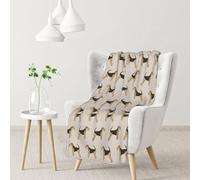 BeNtli Blanket,Warm Flannel Blanket Throw/Blanket Bed Throw for Sofa Office 102X 76 cm,Airedale Terrier Dog