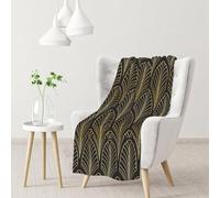 BEntLi Blanket,Warm Flannel Blanket Throw/Blanket Bed Throw for Sofa Office 102X 76 cm,Art Deco Style