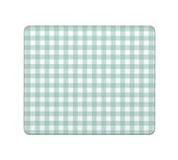 BeNtli Mouse Pad,Sage Green Basic Gingham Checkered Pattern,Non-Slip Rubber Base Mousepad,waterproof Mouse Mat 12×10 Inch Work Office