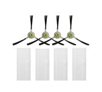 BeNtli Robot Vacuum Cleaner Accessories Plastic Replacement Parts,Side Brushes+HEPA Filters,Compatible For Lefant M210 Pro M1 M201/M501A/M571/T700