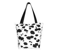 BeNtli Shoulder Bag, Canvas Tote Large Bag Women Casual Handbag Reusable Shopping Bags,Dalmatian Print