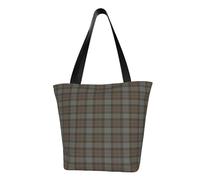 BeNtli Shoulder Bag, Canvas Tote Large Bag Women Casual Handbag Reusable Shopping Bags,Outlander Fraser Tartan