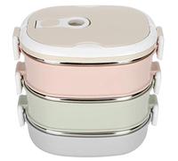 Bento Box Portable Stainless Steel Bento Box for Kids and Adults, Insulated Thermal Food Container for Lunch Box Leakproof Stackable (3 Layer)