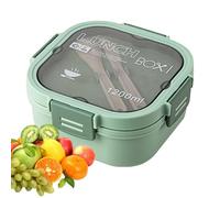 Bento Box | Silicone Dishwasher Safe Bento Containers | 1200ML Lunch Box Sealing Modern Bento-Style for Students, Adults