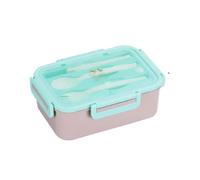 Bento Lunch Box 1400ml Bento Box Adult Bento Box with Compartments Lunch Box with Cutlery BPA-Free Bento Lunch Box for Kids