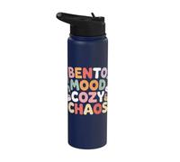 Bento Mood: Cozy Chaos. Cute Sushi Stainless Steel Insulated Water Bottle